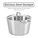 Viking Contemporary 3-Ply Stainless Steel Stock Pot, 8 Quart Soup Cooking Pot with Lid, Kitchen Cookware