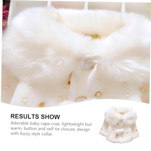 Cape Cape Cape Clothes Cape Warm Coat Outwear Cape Coat Fur Cloak Childrens Coats Coat Winter Thicken3