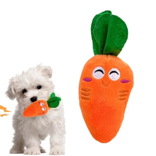 子犬おもちゃ にんじん 音が鳴る ぬいぐるみ 犬噛むおもちゃ ペットトイ 知育玩具 ペット 音の出る 面白い 耐久性 頑丈 清潔安全 ストレス解消 運動不足 歯磨き 子犬 小型犬 家の破壊防止対策