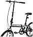 ZiZZO Ferro 20-inch 29 lbs Light Weight Folding Bike (Black)