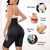 Eleady-Womens-Waist-Trainer-Shapewear-Hi-Waist-Butt-Lifter-Tummy-Control-Panties-Thigh-Slimmer-Body-Shaper-with-Zipper Eleady Women's Waist Trainer Shapewear High Waist Butt Lifter Tummy Control Panties Thigh Slimmer Body Shaper with Zipper (Black, Large)