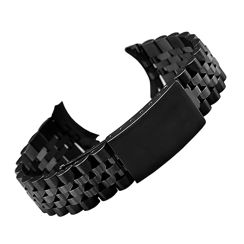 Image of WAMD Solid Stainless Steel Curved Jubilee-Style Watch Straps