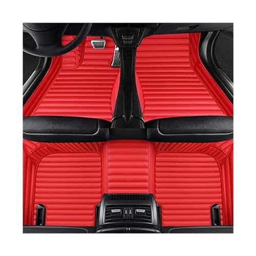 Tapis de sol voiture personnalisé rouge haute finition pour BMW X1 F48