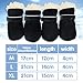Hundeschuhe Pfotenschutz, 4 Stück Hundeschuhe Winter, Schneestiefel Hunde, Hunde Schuhe Anti Rutsch, Rutschfest und Warm, Geeignet für Kleine und Mittelgroße Hunde für Outdoor-Aktivitäten im Winter, L