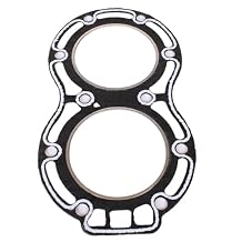 Boat Engine 11141-96343 11141-96344 11141-96303 Cylinder Head Gasket for Suzuki DT30 DT25 25HP 30HP 2-Stroke 2-Cyl Outboard Motor Marine, fit Sierra 18-3809