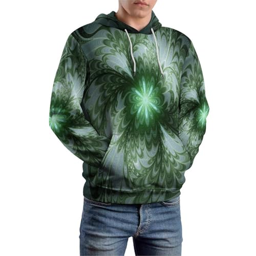 Veste à fermeture éclair imprimé 3D fractales vortex sweat Harajuku abstrait pour adultes