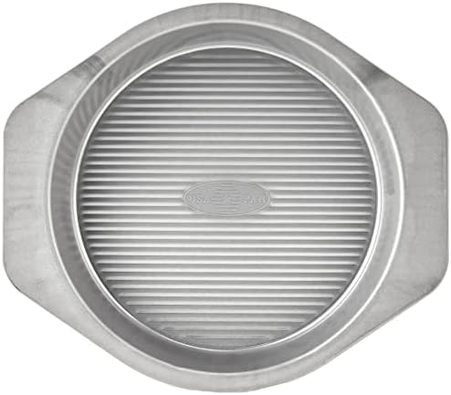 USA Pan 1070LC-3-ABC American Bakeware Classics 9-Inch Round Cake Pan, Aluminzed Steel, NULL - Thumbnail 3