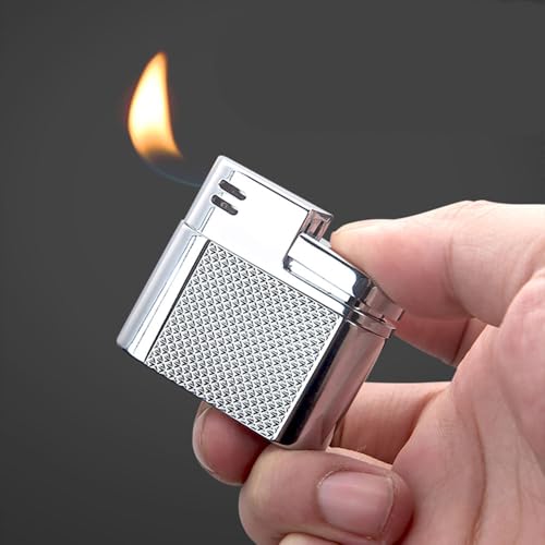 Encendedor Vintage Trench de Cobre Retro Recargable miniatura 2