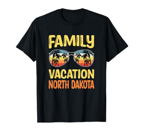 North Dakota Family Vacation T-Shirt