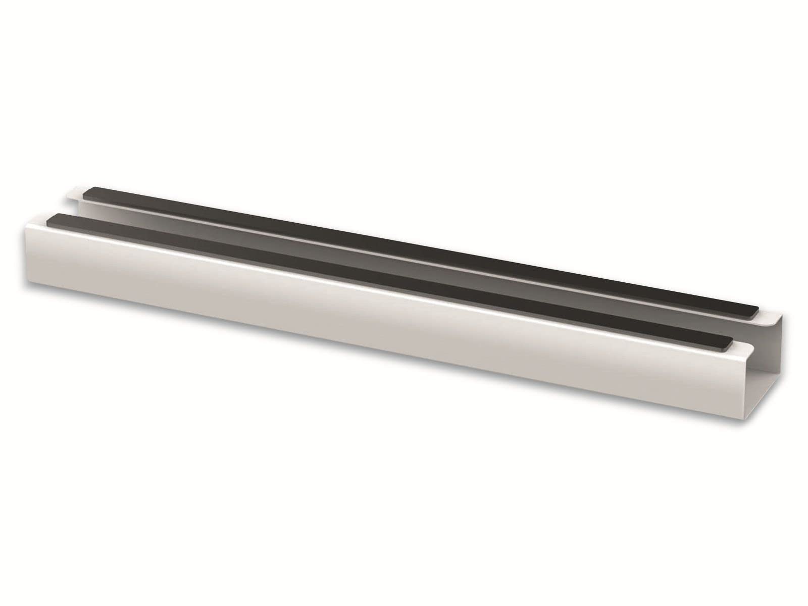 PureMounts ® cable duct for desks magnetic attachment, white, 30 cm - Image 2