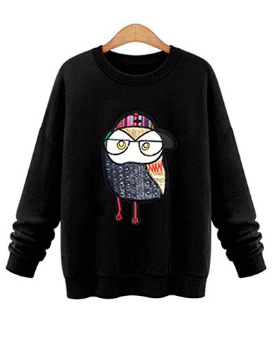Chandail en velours YALI vêtement homme femme chouette XXL