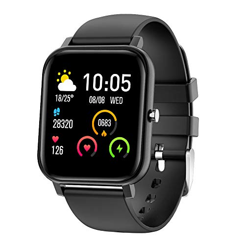 Smart Watch,14"Large Screen Full Touchscreen Smartwatch Bluetooth Activity Fitness Tracker with Pedometer Heart