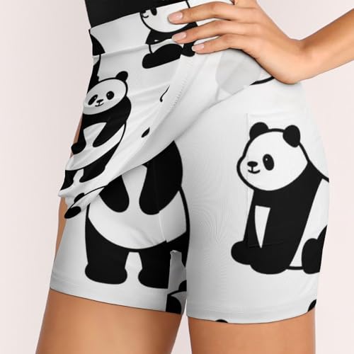 Women's Skorts Running Skort High Waisted Skirt with Built-in Shorts3