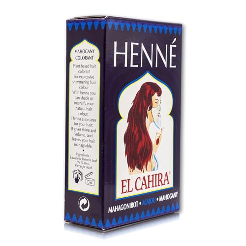 Foto von El Cahira - Henna Mahagoni Rot - Mahogany - Acajou 3er Pack (3x 90g)