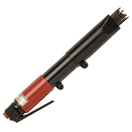 CS Unitec Needle Scaler - Inline Grip - Heavy-Duty Professional Grade (2B) - Pneumatic Power