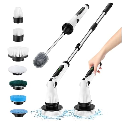 Leebein Electric Spin Scrubber with Brush Heads