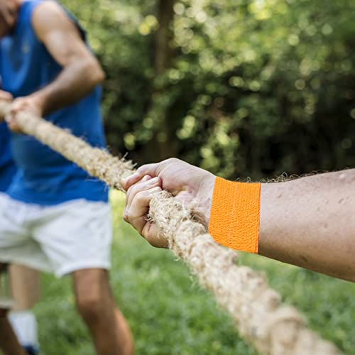 12 Rollen Selbstklebender Verband, 2,5cmx4,5m Selbsthaftende Bandage Elastische Fixierbinde Haftbandage Selbstklebend fürSport Hand Arm Fuß Gelenk Finger(Bunt)