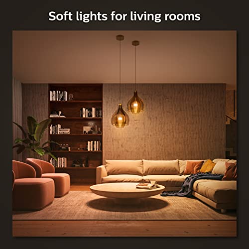 Image of Philips Hue Smart Light Starter Kit - Includes (1) Bridge and (4) 75W A19 E26 LED Smart White Ambiance Bulbs - Control with App - Compatible with Alexa, Google Assistant, and Apple HomeKit