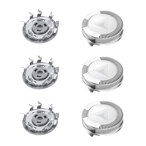 FLN SH50/52 Replacement Heads for Series 5000, Razor Blades Lift and Cut Sharp No Pulling Hair Shaver Heads Easy Install