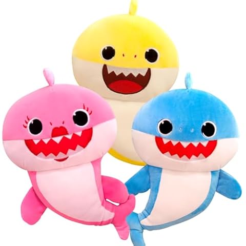 Shark Plush Toy Pack of 3 for Kids Cover