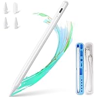 Stift für Apple iPad 2018-2025 mit Schnellladeleistung, Palm Rejection und Neigungssensitivität Pencil für ipad kompatibel mit i Pad 11/10/9/8/7/6, Pro M4/12.9/11/13 Gen, Air 3/4/5/M2/M3, mini 7/6/5