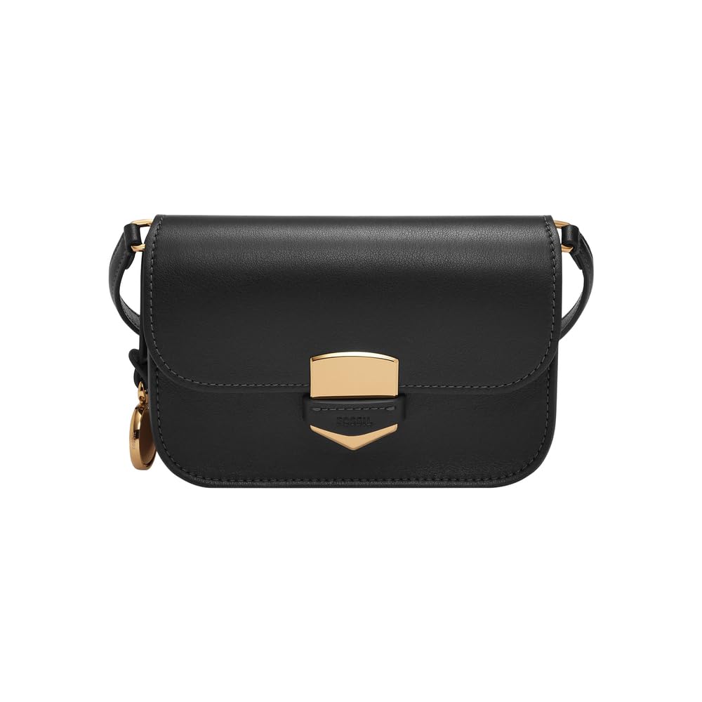 FOSSIL cross body bag Lennox Flap Crossbody S Black