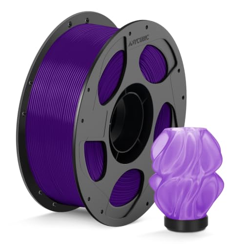 Image of ANYCUBIC PLA 3D Printer Filament 1.75mm, Translucent Purple, 1KG