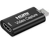 BASERY HDMI Audio Video Capture Card, High Definition 1080p 30fps - HDMI USB2.0 - Video Recording...