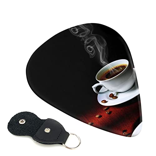 Hot Coffee With Coffee Bean Lot de 6 médiators pour guitare acoustique, guitare électrique, basse, ukulélé – fins… - Les Beatles, Paul McCartney, John Lennon, RIngo Starr, George Harrison Hot Coffee With Coffee Bean Lot de 6 médiators pour guitare acoustique, guitare électrique, basse, ukulélé – fins…