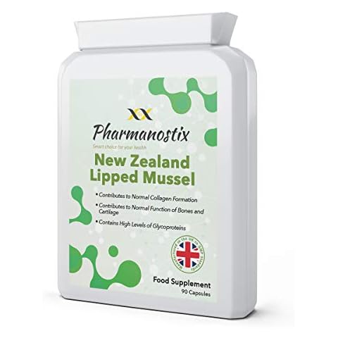 Green Lipped Mussel 500mg 90 Capsules - sustainably sourced from Pure New Zealand Waters, expertly extracted Using CO2 - Non-GMO, Gluten & Dairy Free - Manufactured in The UK Cover