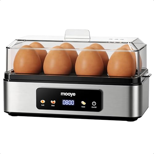 Mooye Rapid Egg Cooker for Hard Boiled Eggs,