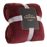 TASTHROW Knuffeldeken, zachte fleecedeken, bankovertrek, zachte en warme sprei, woonkamerdeken, bankdeken (lichte koffie, 150 x 200 cm