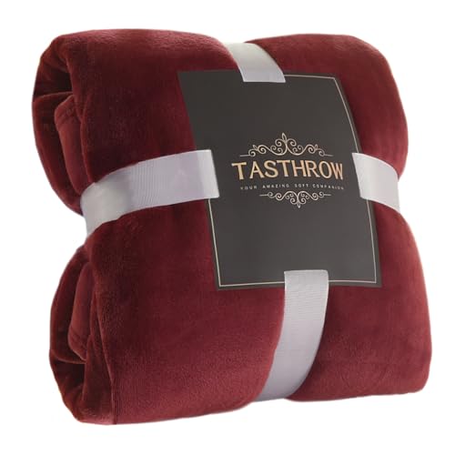 TASTHROW Coperta Vellutata in Pile, Morbida Coperta Plaid Divano...