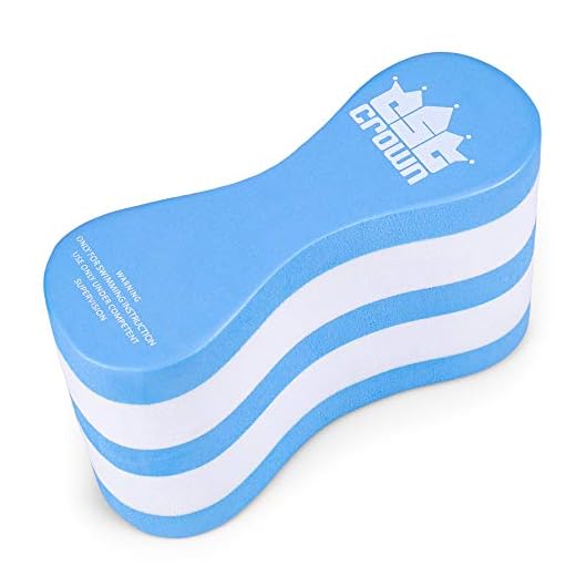Core Pull Buoy | Aquatic Fitness Strength Training | EVA Foam Flotation Exercise Aid | Equipment for Competitive Swim Team Training & Swimming Pool Resistance Workout | Swim Buoy for Adults & Children