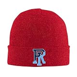 Uri University of Rhode Island Rams Beanie Hat for Men and Women Winter Warm Hats Knit Slouchy Thick Skull Cap Red