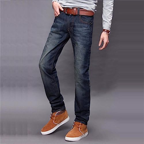 Jeans for Men Lightweight Straight Fit Relaxed Fit Comfortable Soft Bootcut Denim Pants Daily Casual Commuting Style Pants2