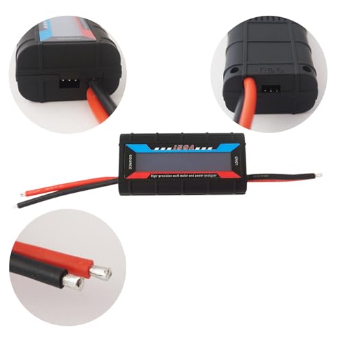 Image of 150A Watt Meter Power Analyzer, High Precision RC Multi Meter, Battery Testers Voltage Amp Consumption Performance Monitor for Voltage(V) Current(A) Power(W) Charge(Ah) and Energy (Wh)