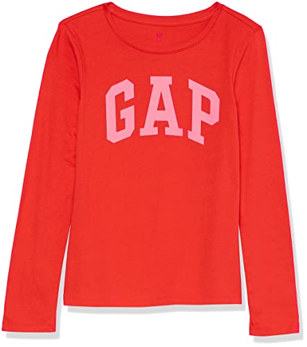 Image of Gap Girls Long Sleeve Logo Tee T-Shirt