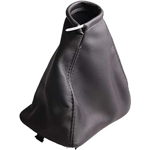 WXQP Leather Auto Gear Shift Knob Boot Dust Cover Gear Gaiter Cover Gear Shifter Boot for Mercedes Sprinter 906 06- OE 9062603309 Cover