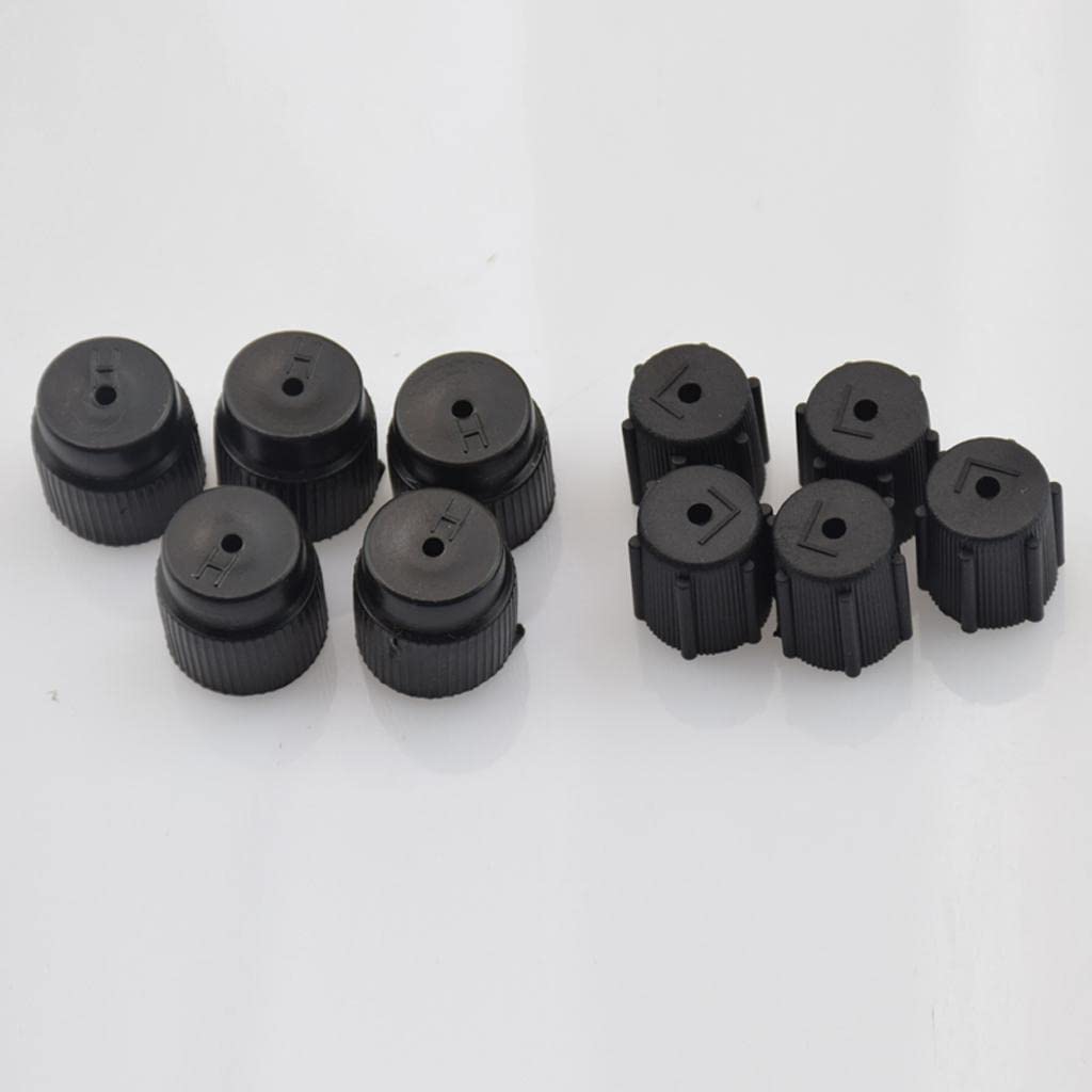 SECRET DESIRE 10 Pieces Ac A/C Charging Port Service Caps R134A R12 13Mm & 16Mm Black As Per Description Motors | Parts & Accessories | Car & Truck Parts | Air Conditioning & Heat