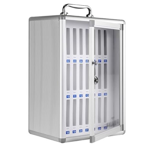 Rangement téléphone portable pour école et bureau boîte de stockage multi-emplacements pratique