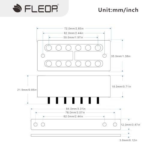 Micro Humbucker Filtertron FLEOR Alnico Or Élimine les Interférences - 5