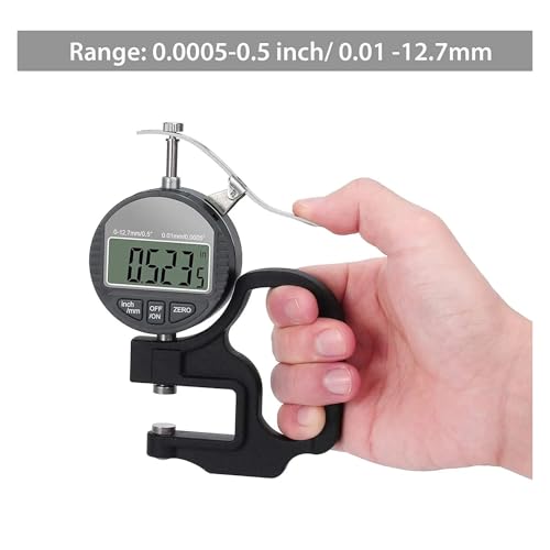 Calibrador digital 0-12.7mm 0.01mm micrómetro miniatura 2