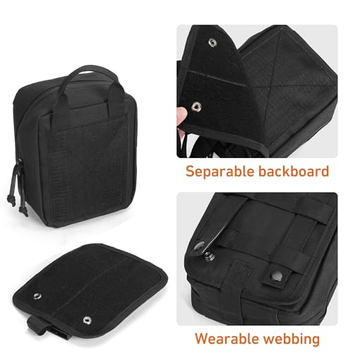 Image of gracedon Tactical Pouches Tactical Backpack Black3
