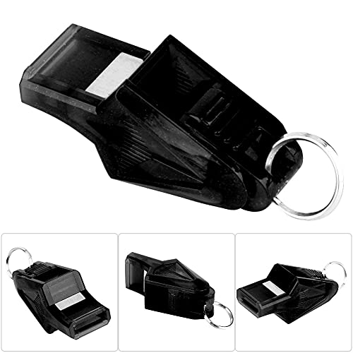 Silbato portátil para árbitro Gonetre negro miniatura 5
