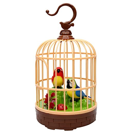 EKAN Beautiful Bird Cage for Pet Toy in Hanging Cage with Music S...