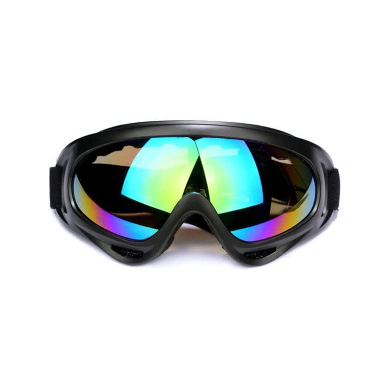 Occhiali da Sci Maschera da Sci Uomo Donna Che Cavalca Occhiali da Sole Outdoor Skateboard Occhiali Antipolvere Occhiali da Motocross Leggeri Regolabili