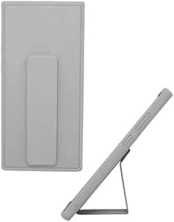 Case Cover For Infinix Smart 6 Plus, Finger Grip Phone holder Case Car Magnetic Multi-function 3 in 1 Shockproof Back Cover Protective Case - Grey