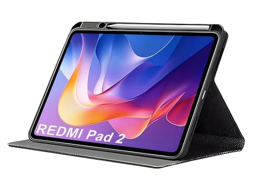 Image of ProElite Case Cover for Xiaomi Redmi Pad 2 11 inch Case, Deer Flip case Cover for Xiaomi Redmi Pad 2 11 inch Case with Pen Holder [Auto Sleep Wake Feature], Coffee