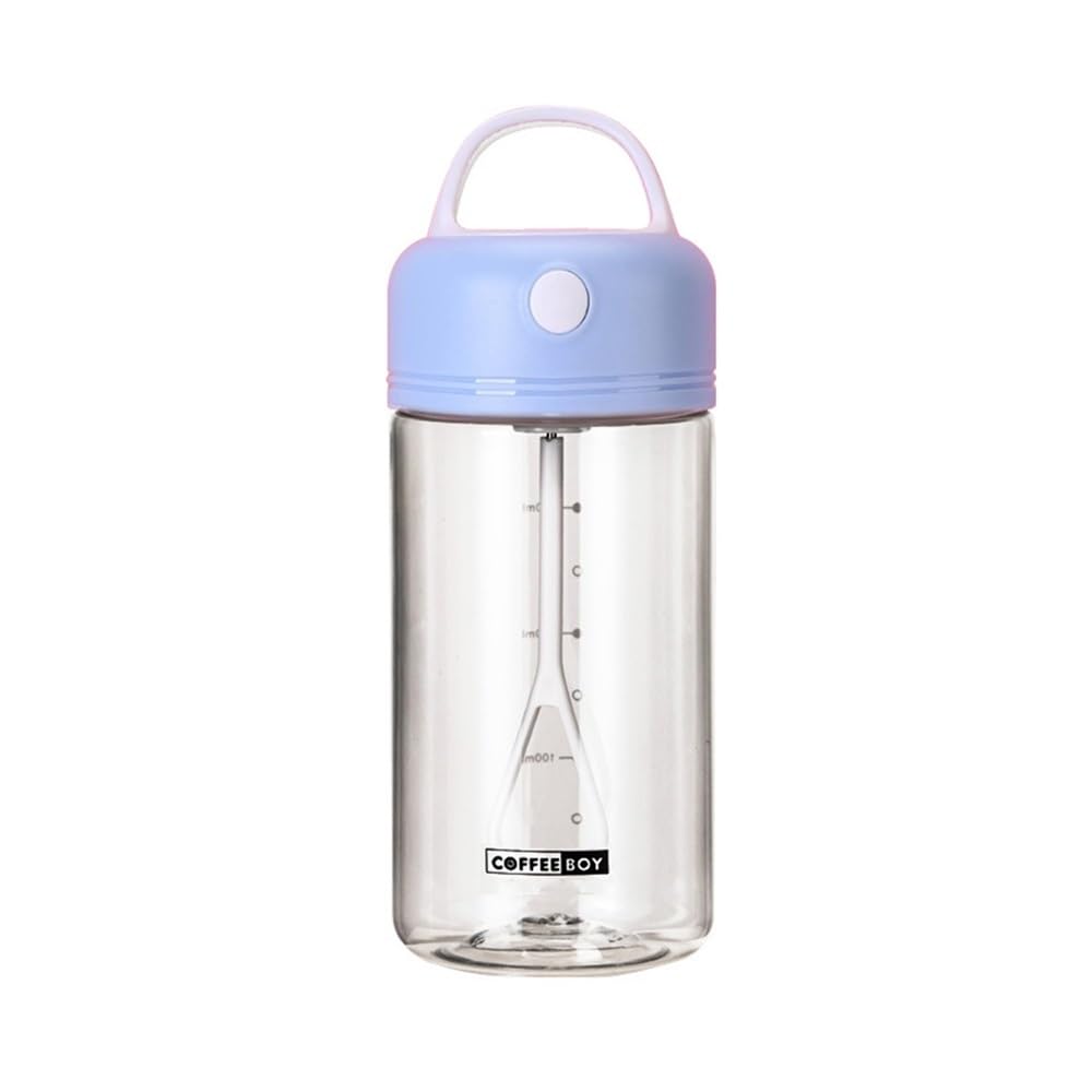 Elektrische Shake-Flasche, wasserdicht, 380 ml, Mischen, Mischen, Kaffeetasse, automatischer Protein-Shaker, Kunststoff, Wasser-Getränkemixer (blau)